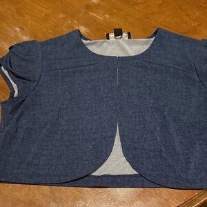 Perceptions Blue Women's Top
